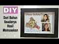 DIY FLOWER IN FRAME KADO UNIK BUKET MINI