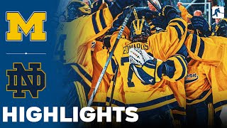 Michigan vs Notre Dame | NCAA College Hockey | Highlights - March 09, 2024