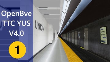 OpenBve TTC Yonge-University-Spadina (YUS) V4.0 Train Simulator Promotional Video