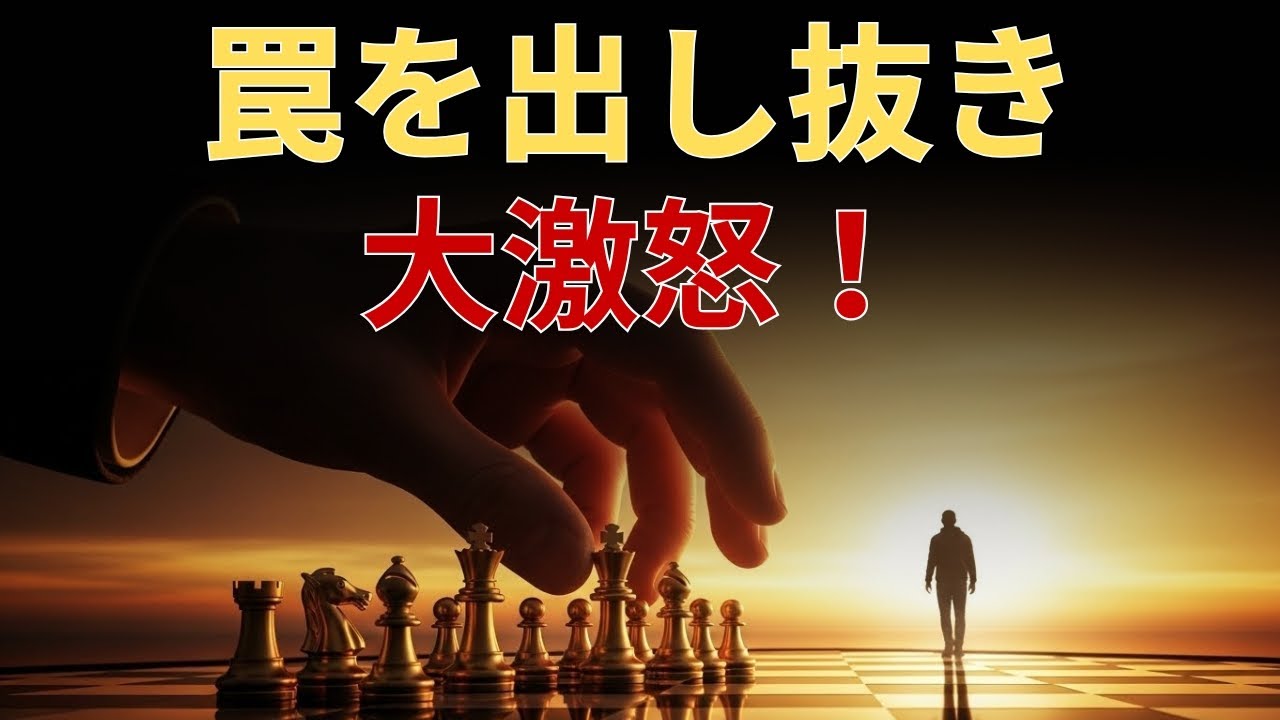 選ばれし者たちは君に完璧な罠を仕掛けたが、君はそれを見破り、彼らは激怒している！