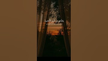 رَبِّ قَدْ آتَيْتَنِي مِنَ الْمُلْكِ وَعَلَّمْتَنِي مِن تَأْوِيلِ الاحاديث  #سوره_يوسف #راحه_نفسيه