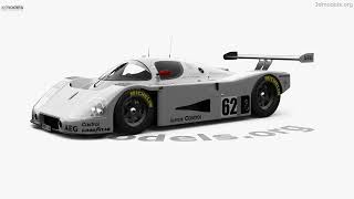 Sauber C9 1990 3D model by 3DModels.org
