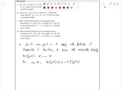 Proof Associative Property of Composition fo(goh)=(fog)oh