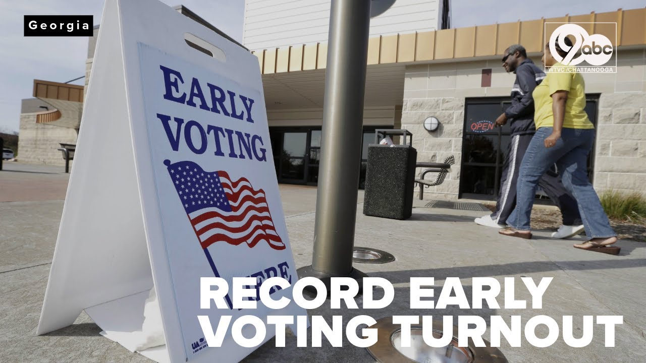 Record early voting turnout in Georgia as Tennessee aims to boost ...
