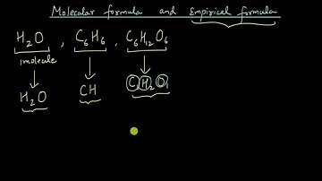 Molecular and empirical formula