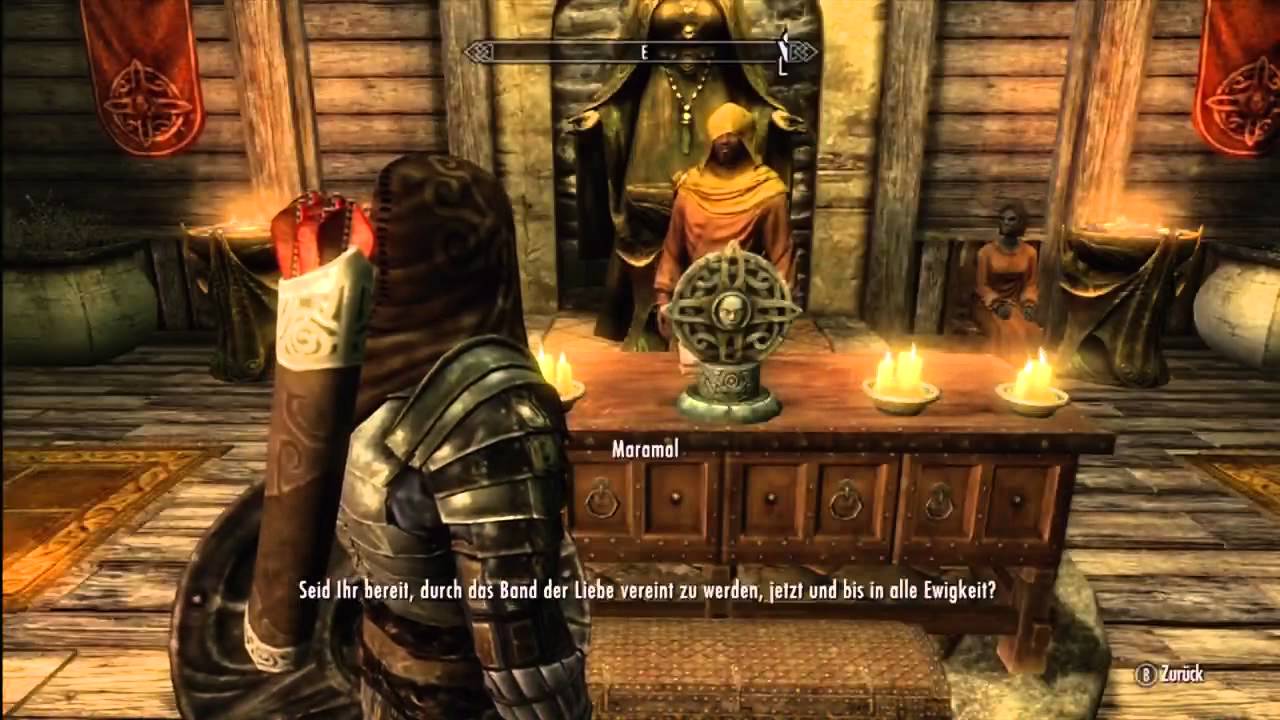 Skyrim How to get married / wie man heiratet (German) - YouTube