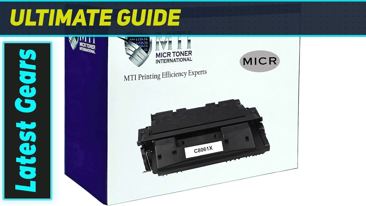 Тонер MTI HP C8061X MICR: лучший выбор для печати чеков на LaserJet 4100