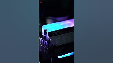 CRAS XR5 RGB 16GBx2 DDR5 6200Mhz | Beautiful, textured, with a RGB light bar on the top ! | #shorts