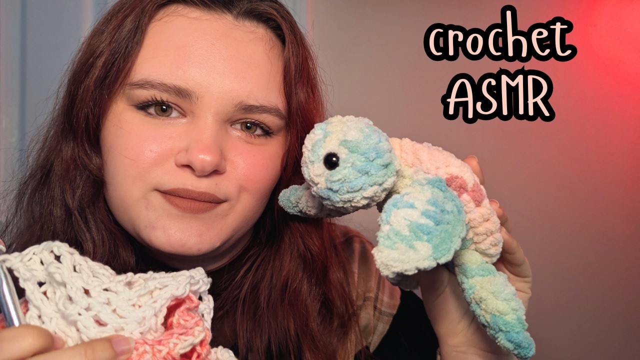 ASMR Things I Crochet and WIPs | Cozy Whispered Chitchat