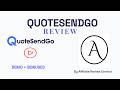 QuoteSendGo Review + Demo - Legit YES OR NO?