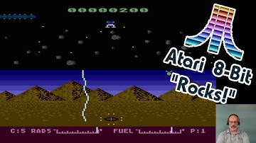 Atari 8-Bit Game Play, Rocks!
