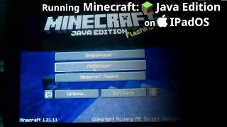 trrying to install minecraft java on my ipad...