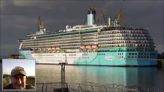Refurbished Margaritaville at Sea Islander Cruise Ship Belfast April 2024