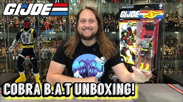 Cobra B.A.T GIJOE Retro Unboxing & Review!