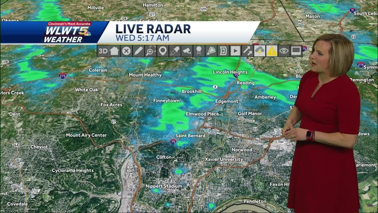 Rain Today with Stronger Storms Tomorrow - YouTube
