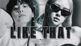 Jungkook (BTS) and Rose (BLACKPINK) - Like That by BABYMONSTER [AI COVER]