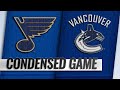 12/20/18 Condensed Game: Blues @ Canucks