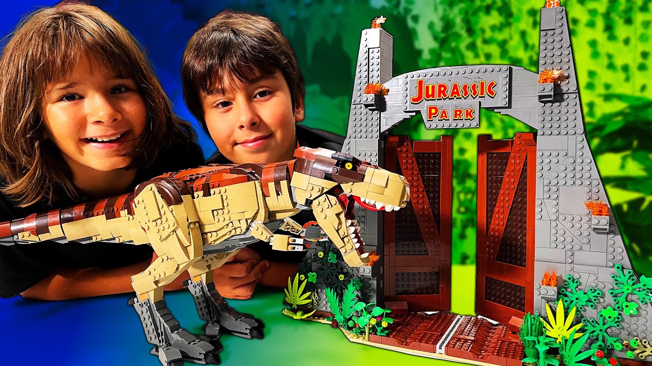 24 horas de Construccion de Lego JURASSIC PARK!! 