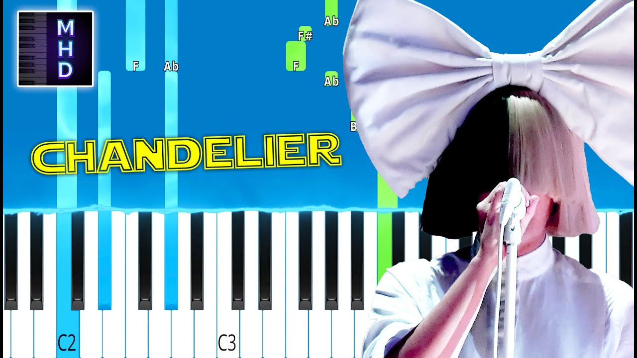 Sia - Chandelier - Piano Tutorial