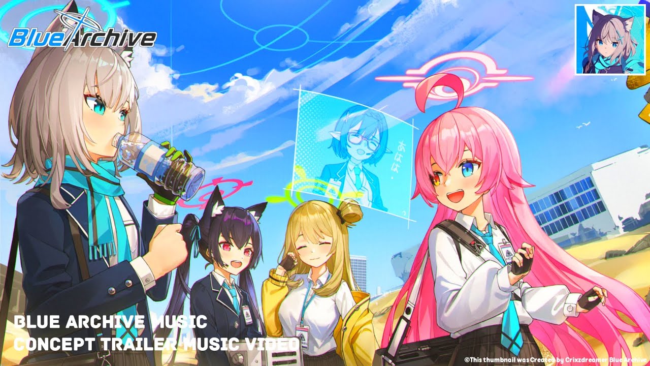 Blue Archive Concept Trailer (Music Video) [EN Sub] | Blue Archive ...