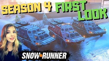 FIRST LOOK at Season 4 UPDATE - SNOWRUNNER - NEW Russia Map and Trucks - Public Test Server Gameplay