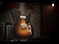 Clean demo macmull heartbreaker p90s in vintage burst