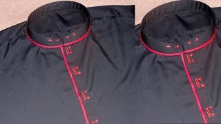 Latest Black Kurta Design- How To Make Gents Kurta Design 2019 Step By Step At Home Kingsman Tailor