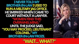 SHE SHOWED UP WITHOUT A LAWYER My Brother-In-Law Mocked Me In Court. Until The Judge Called The...