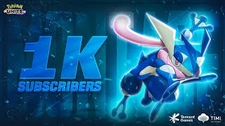 1K Subscribers Special Montage Pokemon Unite Edit Ft.