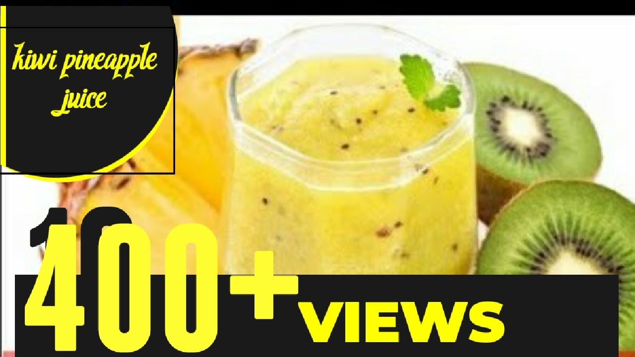 Energetic kiwi- pineapple juice 🍹🍹