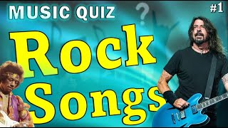 Rock Music Quiz🎶Guess The Song🤘