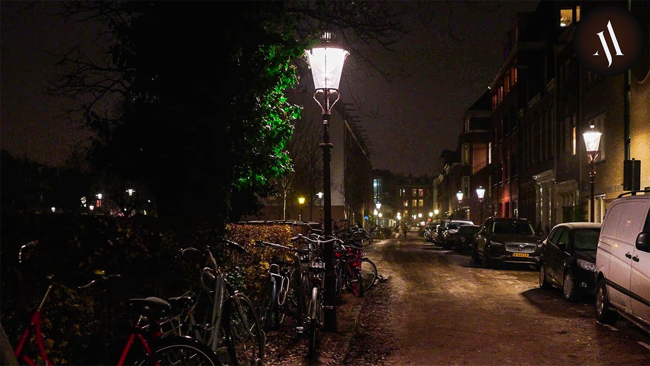 Night Walk in -3°C, Oud-West, Amsterdam, 4K, Sony A7IV