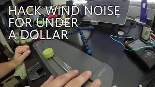 Wind Noise Hack for your GoPro Hero