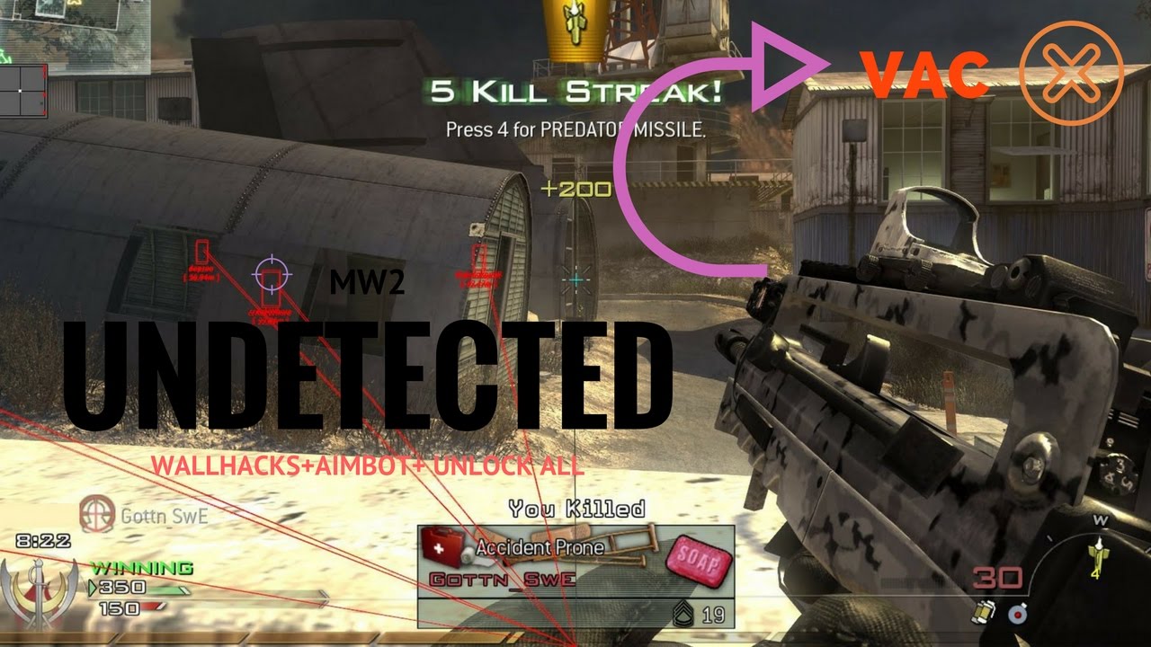 MW2 UNDETECTED HACKS APRIL 2017! (mw2 wallhacks/aimbot/unlockall/vac bypass) - 