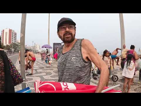 Walking Along the Ipanema Beachfront — Rio de Janeiro, Brazil 4K 2024 🇧🇷