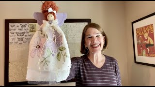 Ruby's Classic Handkerchief Angel Ornament