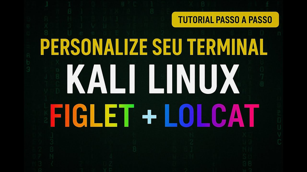 Personalize Seu Terminal no Kali Linux com FIGLET + LOLCAT - YouTube
