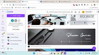How to create a personalized LinkedIn Background Image for free