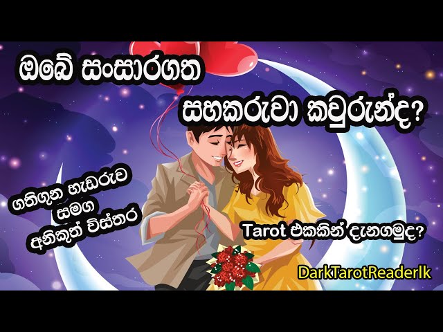 ඔබේ සංසාරගත සහකරුවා කවුරුන්ද?|Sinhala|#tarot #future #horroscope class=