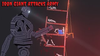 Iron Giant Attack Army - PEOPLE PLAYGROUND