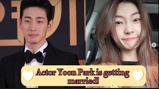 Actor Yoon Park Is Getting Married