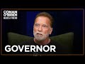 Arnold Schwarzenegger S Favorite Job Was Governor Of California Conan O Brien Needs A Friend