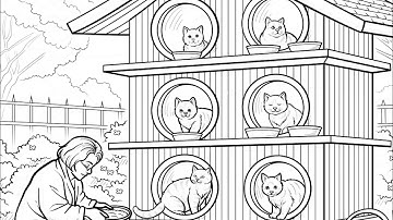 Color by Number Cat Sanctuary Adventures Zen Color Online Soothing Music #coloringbook #gameplay