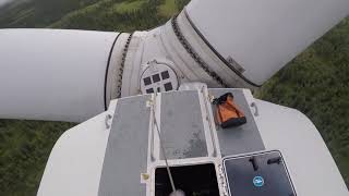 Turn out a new turbine blade
