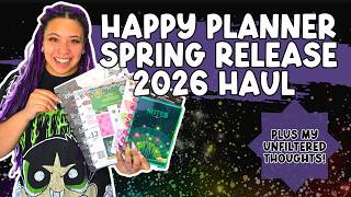 Happy Planner Spring Release Collection Haul- Flip-Thrus & My Thoughts!