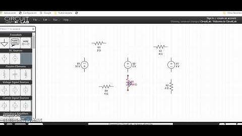 Análisis de nodos con Circuitlab