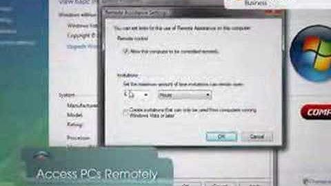 Microsoft Windows Vista Tip - Remote Desktop Connection