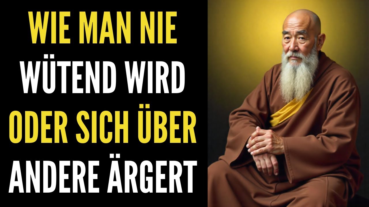 Wie man nie wütend oder verärgert über Menschen wird – Lehren des Zen und des Buddhismus.