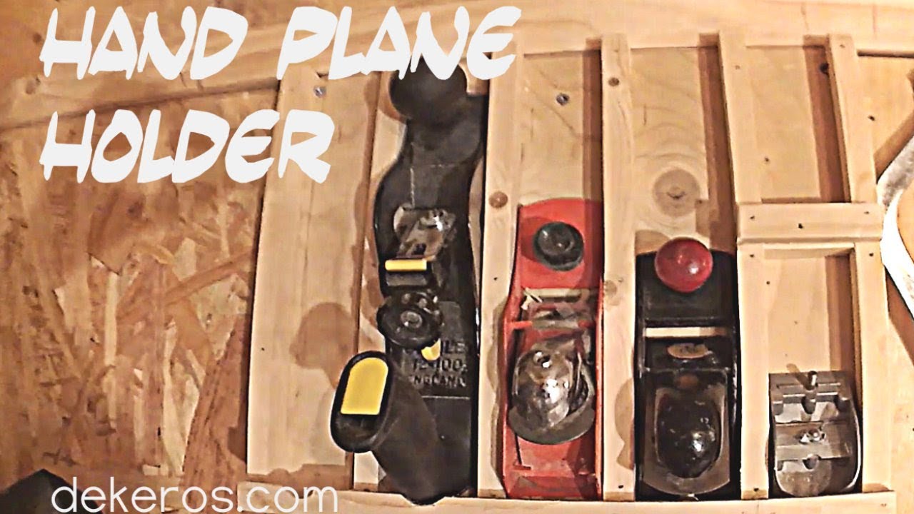 A very simple hand plane holder YouTube