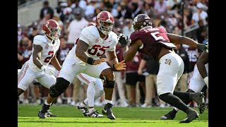 Alabama OL JC Latham on Jaeden Roberts: 'You see his intensity … I have confidence in him'